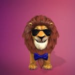 Lion Cartoon 3D Model