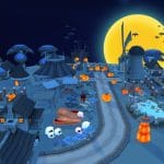 Cartoon Halloween Farm