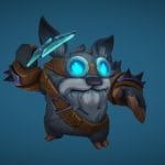 Stylized Fantasy Bear Minion Spearman