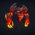 Stylized Fantasy Lava Elemental