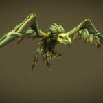 Stylized Fantasy Undead Eagle