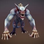 Stylized Fantasy Zombie Hound