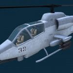 AH-1 Super Cobra helicopter.