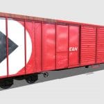 Cargo Train Carriage