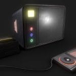 Cyberpunk Computer (low poly)