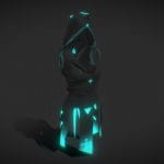 Cyberpunk Girl Hacker Suit – light blue ハッカースーツ