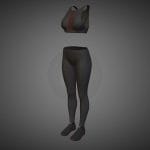 Cyberpunk – Sports Activewear Black and Red