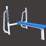 Flat Bench Press Machine – Low Poly