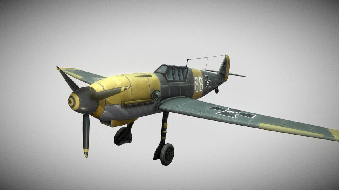 messerschmitt bf 109 hand painted.thumb