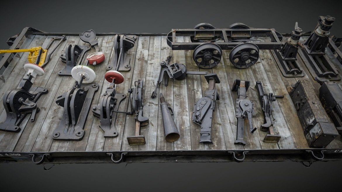 railroad switches photogrammetry scan.thumb