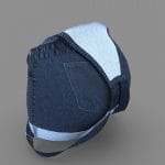 Rollded Down Denim Shorts Coverall