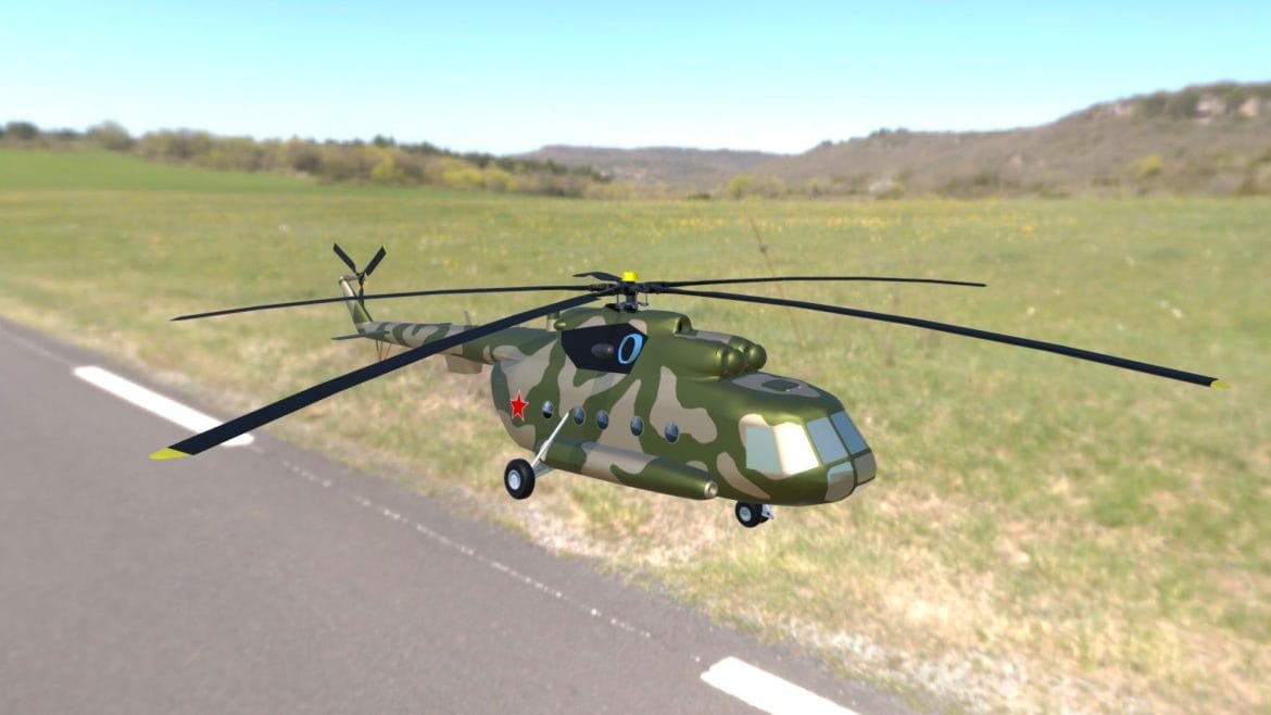 3d model helicopter mi 8.thumb