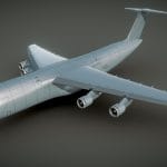 Airplane C5 Galaxy transporter