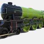 Animated Steam Train