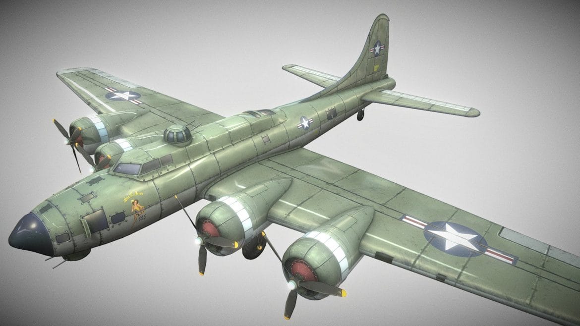 b 17 hand painted.thumb