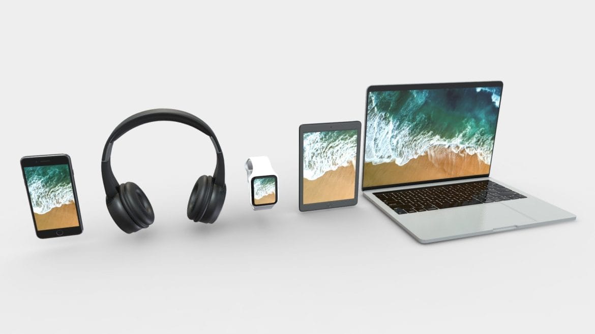 cell phone headphones smart watch tablet read.thumb