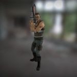 British infantryman character in A-pose 297