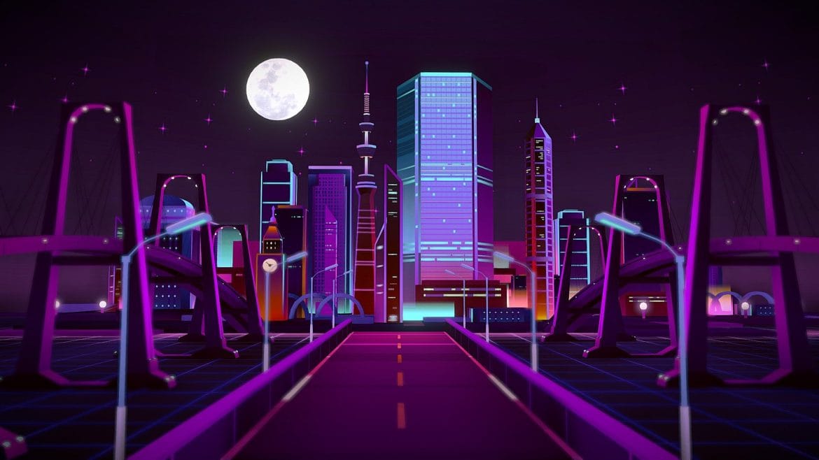 cyber punk night city lowpoly life buildings fbx.thumb