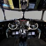 (DC3 C-47) World War 2 Airplane Cockpit