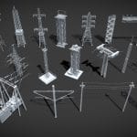 Electric Towers – 20 pieces