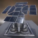 Futuristic Solar Power Tower