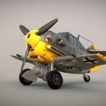 German Messerschmitt Bf-109 Toon