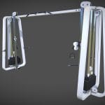 Gym Cable Crossover Machine (Low Poly)