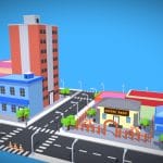 Low Poly 3D Town Assets