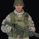 Male Soldier (Animated)