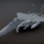 McDonnell Douglas F-15E Strike Eagle – Low Poly