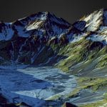 Melting Mountain Lake (World Machine)