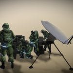 military mobile portable signal command post