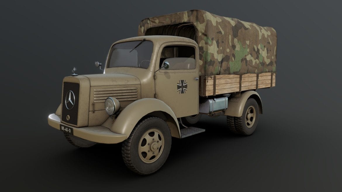 military truck mercedes l1500.thumb