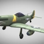 P-51 Mustang Hand-Painted