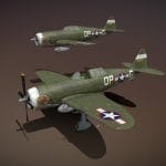Republic P-47C Thunderbolt – California or Bust