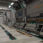 Sci-Fi Modular Corridor & Door Ver.2 – Low Poly