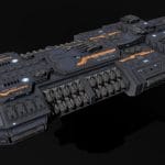 Scifi Battleship Hellbringer