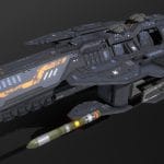 Scifi Torpedo Frigate Ripper