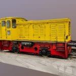 Train locomotive Schoema photogrammetry scan
