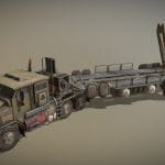 Truck with trailer