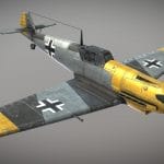 WW2 German Fighter Aircraft BF109e