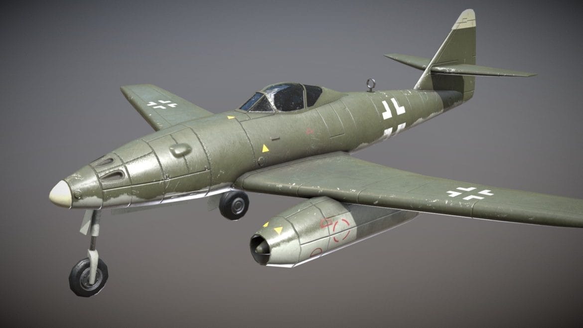 ww2 german jet powered fighter aircraft me 262.thumb