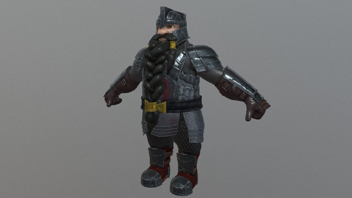 3d model of dwarf.thumb 1