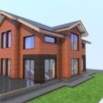 3D model Residential house