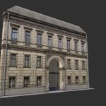 Apartment Building #120 Low Poly 3d Model