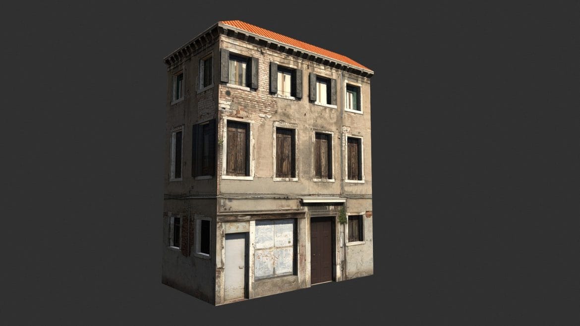 apartment building venice low poly.thumb