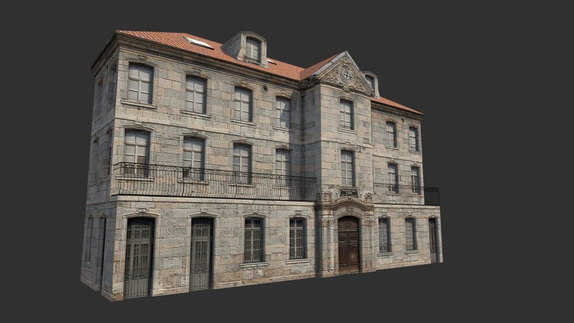 apartment house 122 low poly 3d model.thumb