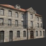 Apartment House #122 Low Poly 3d Model