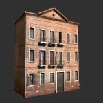 Apartment House #143 Low Poly 3d Building