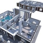 Big house top view plan